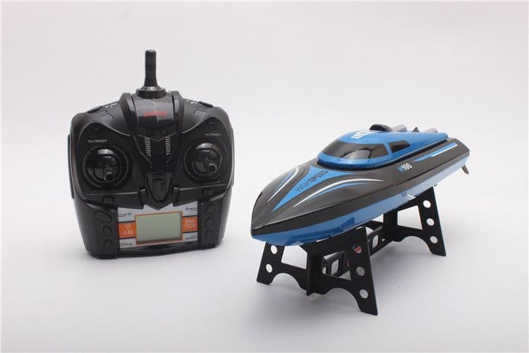 image-Tianke H100 Blue Remote Control Boat Automatic Capsize Electric Toy Boat Simulation Model Nautical Toy