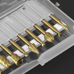 image-10pcs Rotary File Engraving Cutter Wood Tool Electric