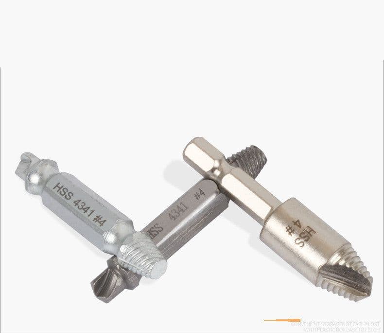 image-Head Screw Extractor, Sliding Thread, Sliding Teeth, Screw Removal Tool