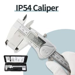 image-Electronic Digital Display Digital Vernier Caliper 0-150 Stainless Steel Waterproof Industrial High-precision Measuring Tool