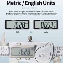 image-Electronic Digital Display Digital Vernier Caliper 0-150 Stainless Steel Waterproof Industrial High-precision Measuring Tool