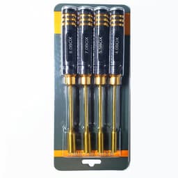 image-4PCS YZ028 4.0 5.5 7.0 8.0mm Hexagonal Titanium Screwdriver Tool Set For RC Model