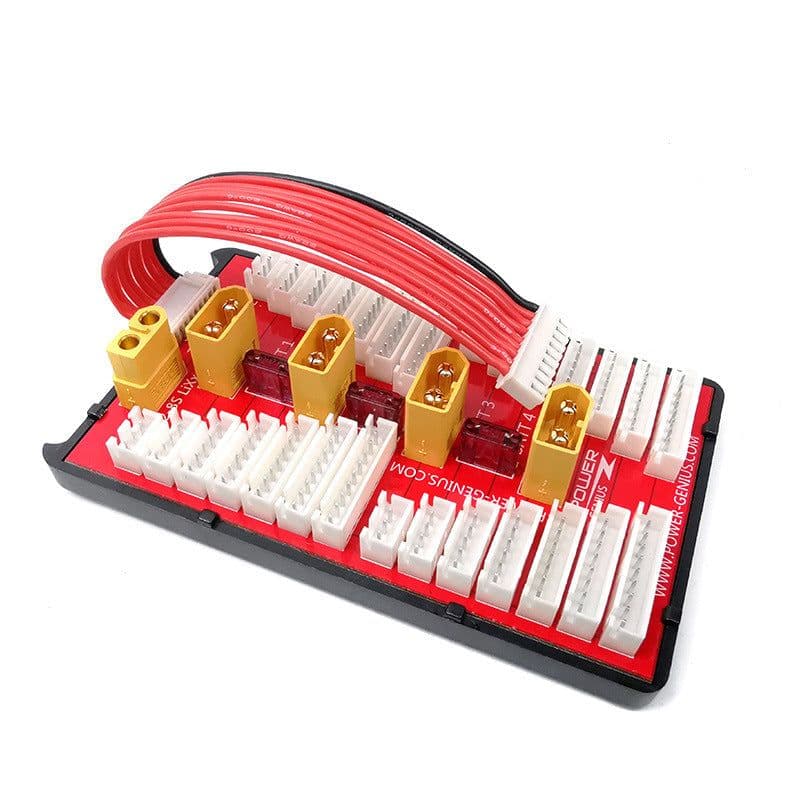 image-V2 Parallel Charge Board Balance Charger Parallel Charge Expansion Adapter Board Charge 4 Sets At The Same Time