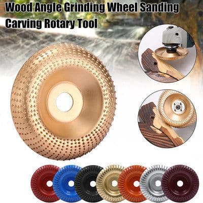 image-Angle Grinder Shaping Thorn Plate Plane Bevel Tea Plate Root Carving Wooden File