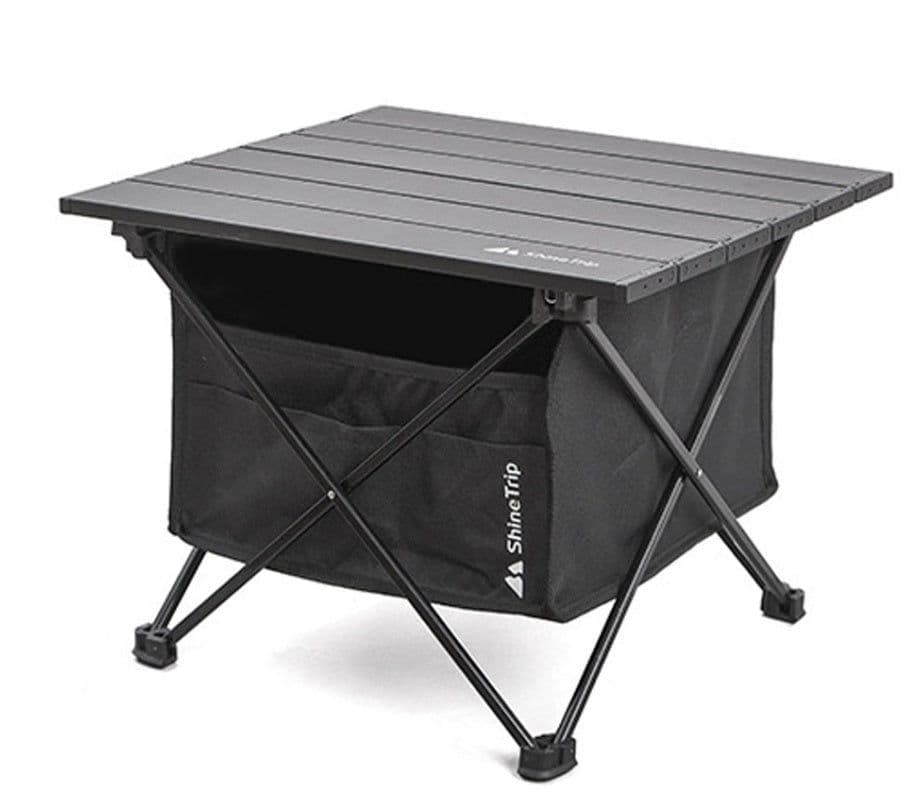 image-Folding Table And Chair Outdoor Portable Light Picnic Table And Chair Self Driving Outdoor Aluminum Alloy Car Camping Table
