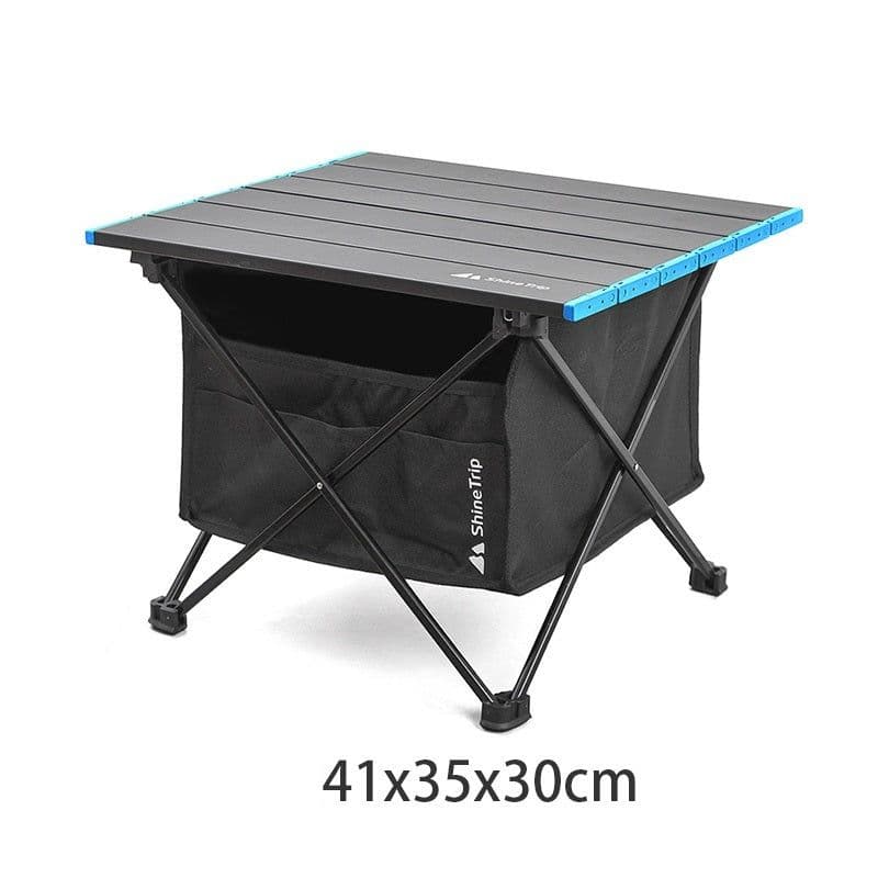 image-Folding Table And Chair Outdoor Portable Light Picnic Table And Chair Self Driving Outdoor Aluminum Alloy Car Camping Table