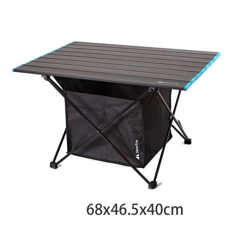image-Folding Table And Chair Outdoor Portable Light Picnic Table And Chair Self Driving Outdoor Aluminum Alloy Car Camping Table