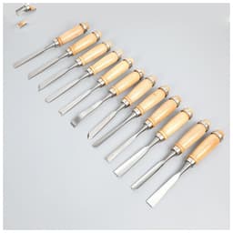 image-Manufacturers Supply New 12-Piece Tool Carving Chisels Handmade Wood Carving Knives Woodworking Turning Tools Carving Woodworking Chisels