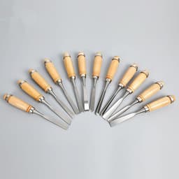image-Manufacturers Supply New 12-Piece Tool Carving Chisels Handmade Wood Carving Knives Woodworking Turning Tools Carving Woodworking Chisels