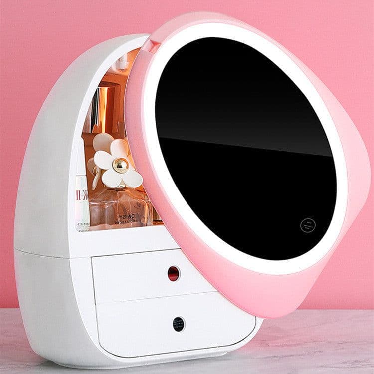 image-Makeup Organizer For Cosmetic Large Capacity Cosmetics Storage Box Desktop Jewelry Container