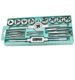 image-Tap And Die Set Hand Tap Hardware Tool Wrench Wrench Metric Tap Set