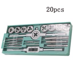 image-Tap And Die Set Hand Tap Hardware Tool Wrench Wrench Metric Tap Set