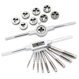 image-Tap And Die Set Hand Tap Hardware Tool Wrench Wrench Metric Tap Set