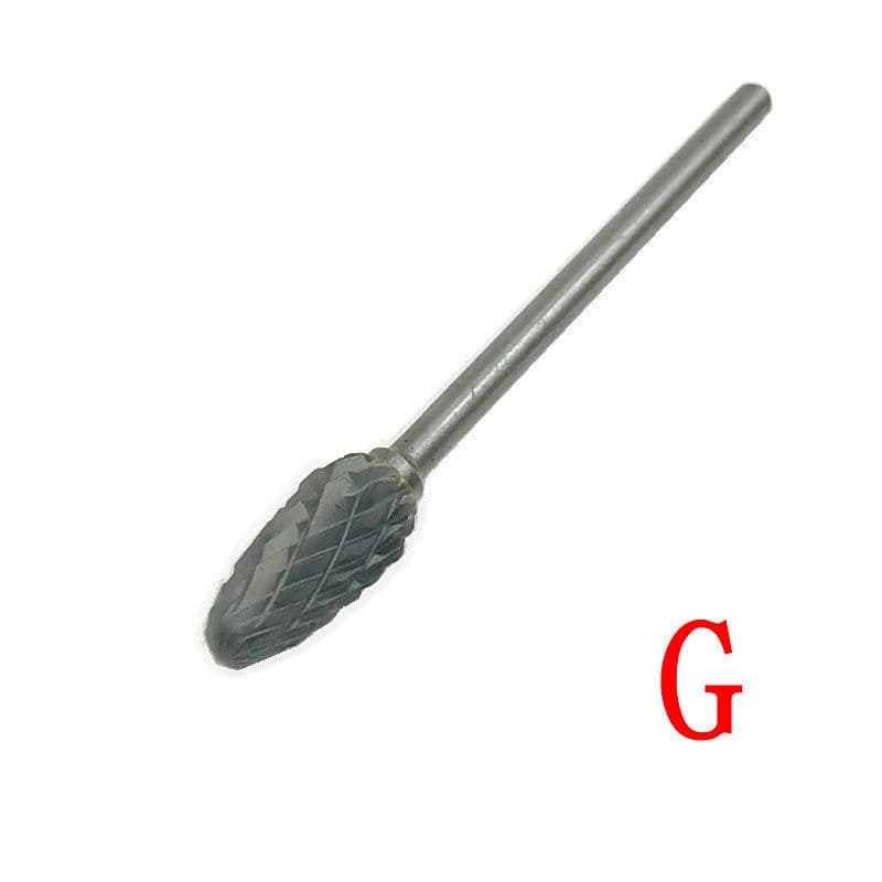 image-Factory Wholesale Cemented Carbide Rotary File Tungsten Steel Grinding Head Alloy Metal Wood Mold Engraving