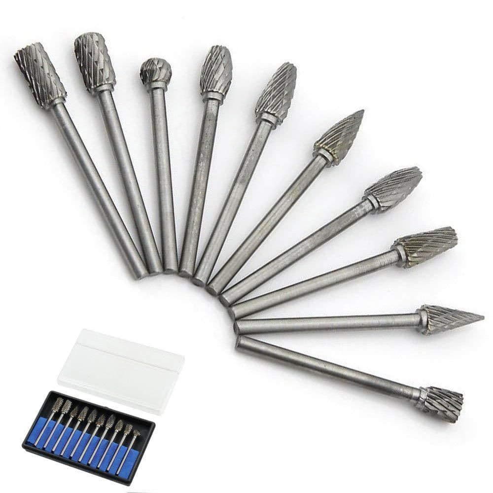 image-Factory Wholesale Cemented Carbide Rotary File Tungsten Steel Grinding Head Alloy Metal Wood Mold Engraving