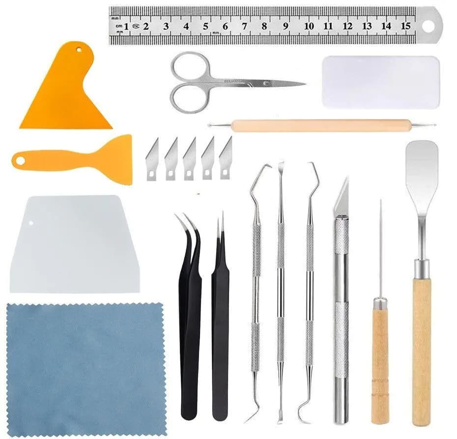 image-Diy Dried Flower Craft 22-Piece Craft Vinyl Sticker Craft Embossed Dried Flower Tool Set