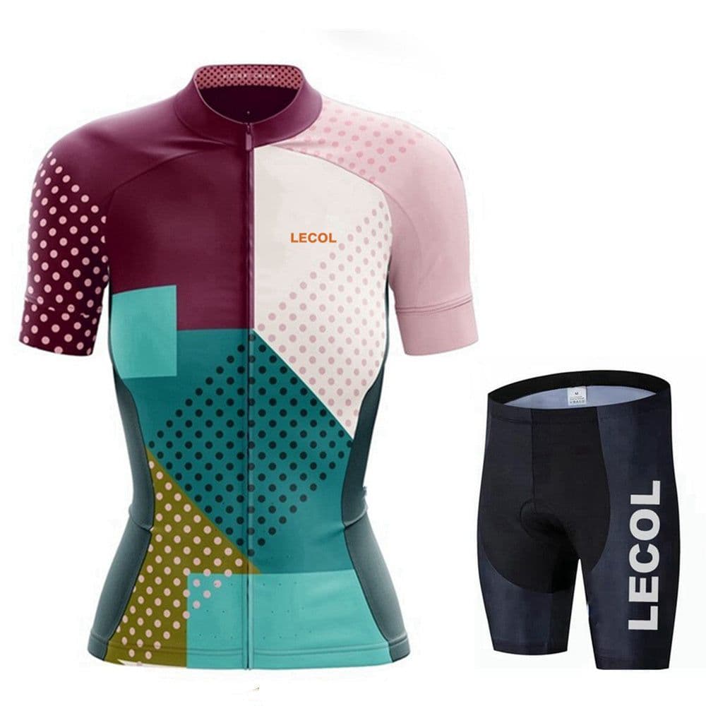 image-Summer Short-Sleeved Suspenders Cycling Jersey Suit Mountain Biking Road Team