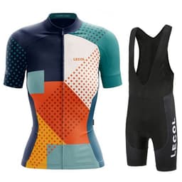 image-Summer Short-Sleeved Suspenders Cycling Jersey Suit Mountain Biking Road Team