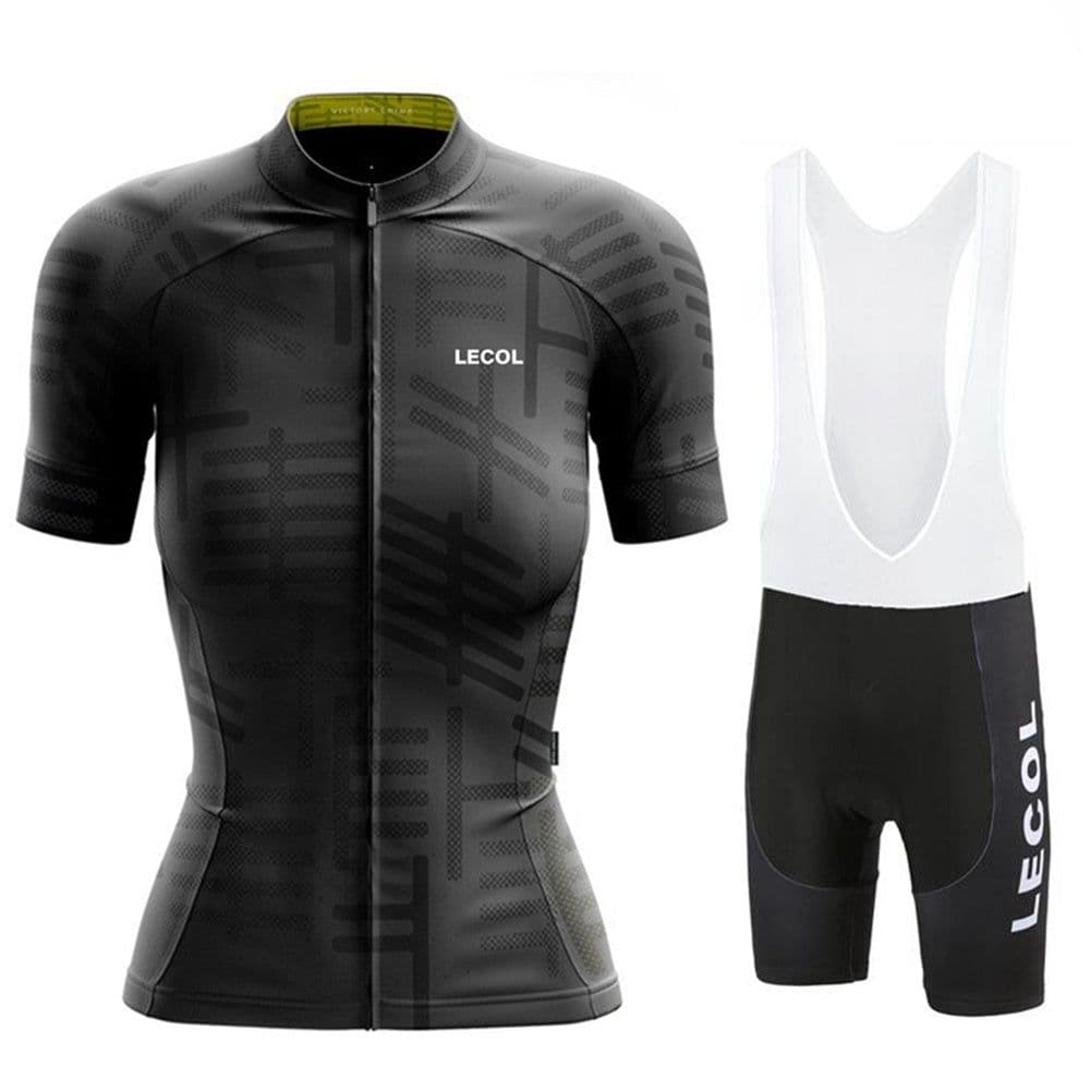 image-Summer Short-Sleeved Suspenders Cycling Jersey Suit Mountain Biking Road Team