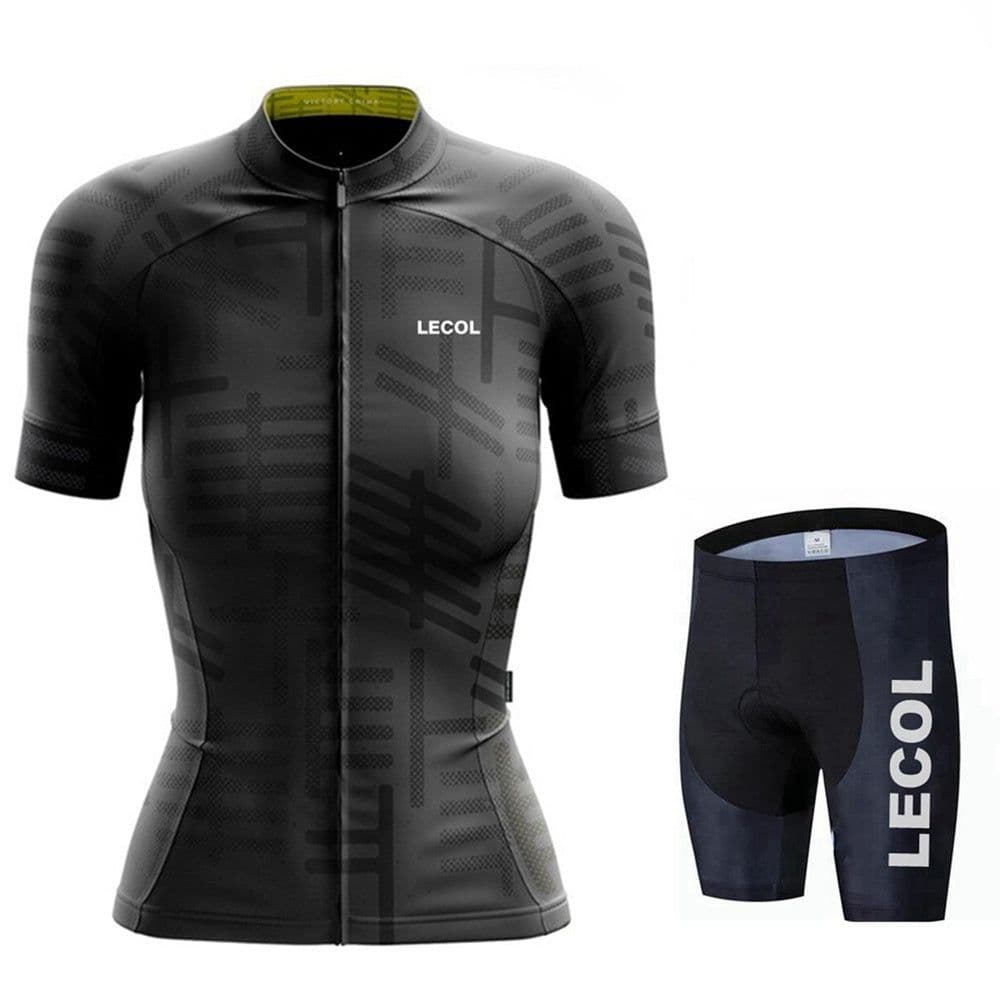 image-Summer Short-Sleeved Suspenders Cycling Jersey Suit Mountain Biking Road Team