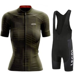image-Summer Short-Sleeved Suspenders Cycling Jersey Suit Mountain Biking Road Team