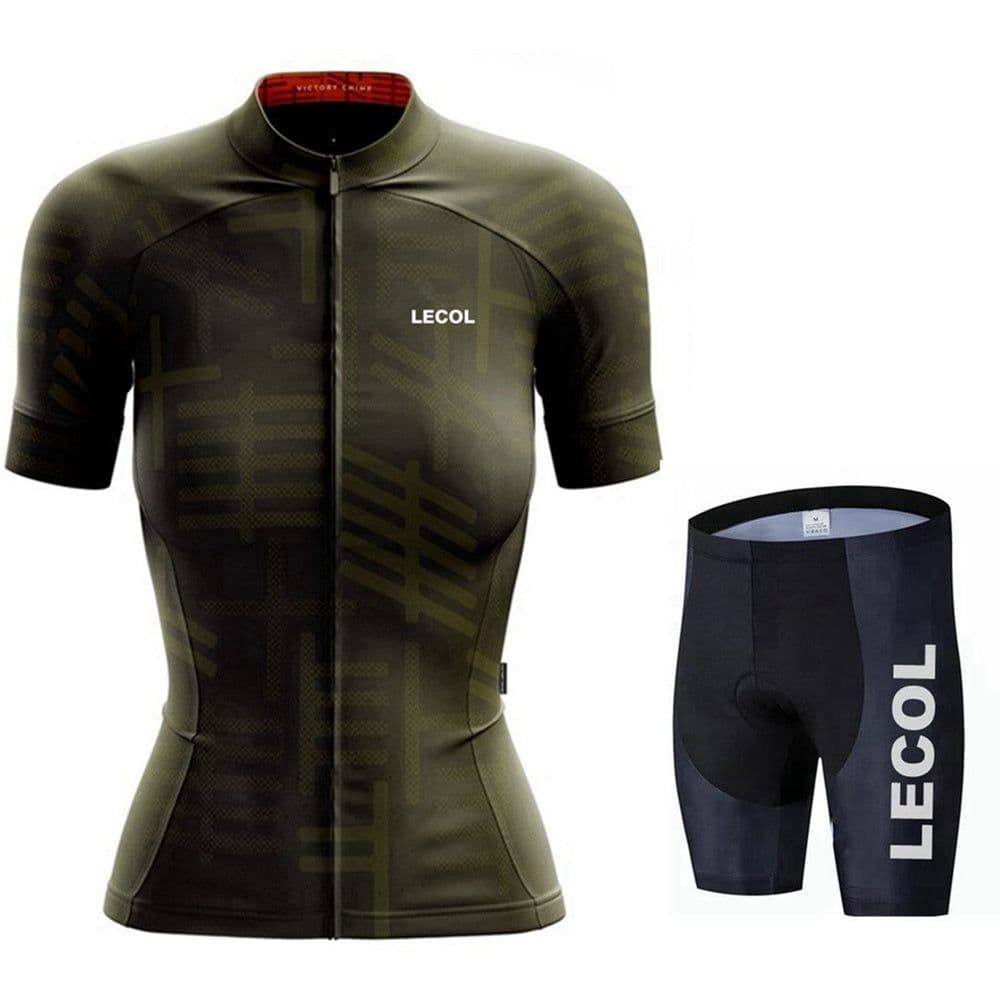 image-Summer Short-Sleeved Suspenders Cycling Jersey Suit Mountain Biking Road Team
