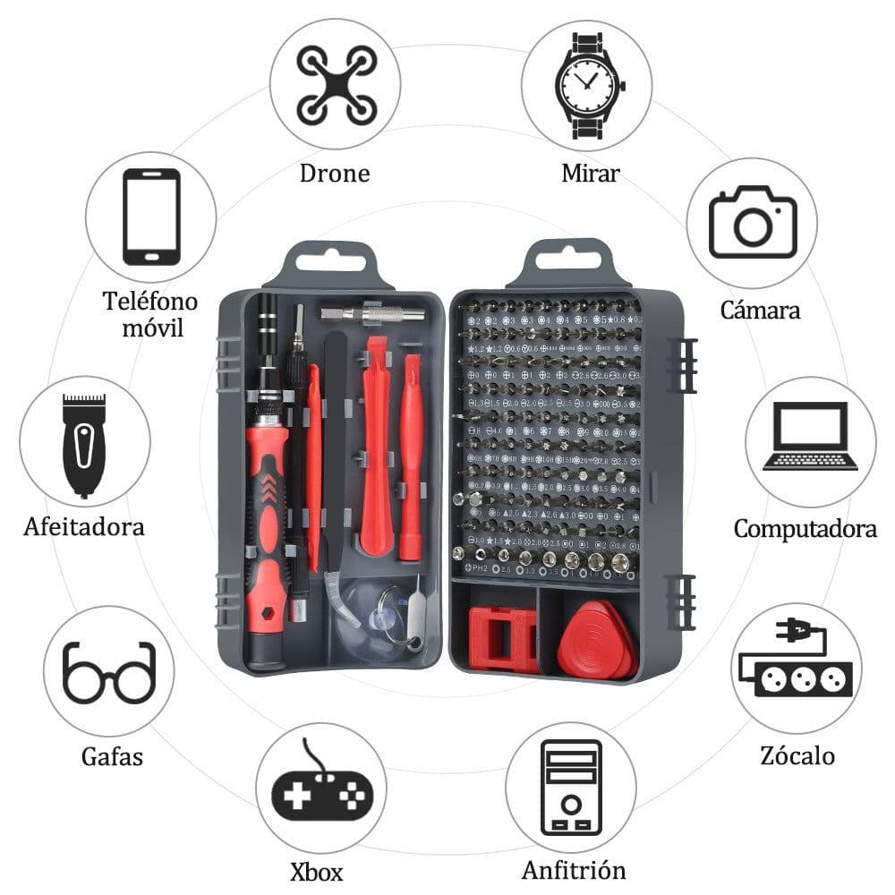 image-Screwdriver Set Multi-function Screwdriver Set Bit Head Watch Game Machine Disassembly Tool