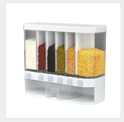 image-Whole Grain Storage Box Kitchen Wall Hanging Rice Bucket