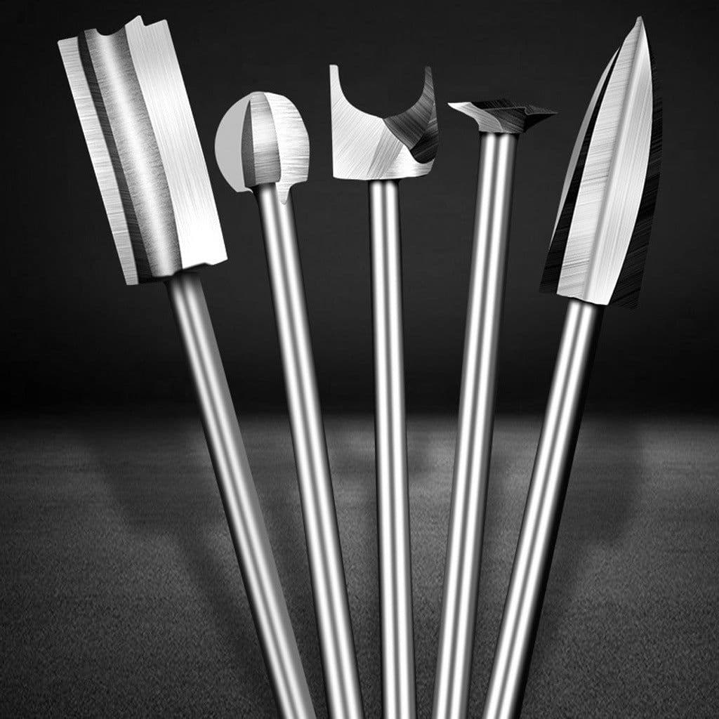 image-Woodworking Carving Knife Electric Root Carving Grinding Head