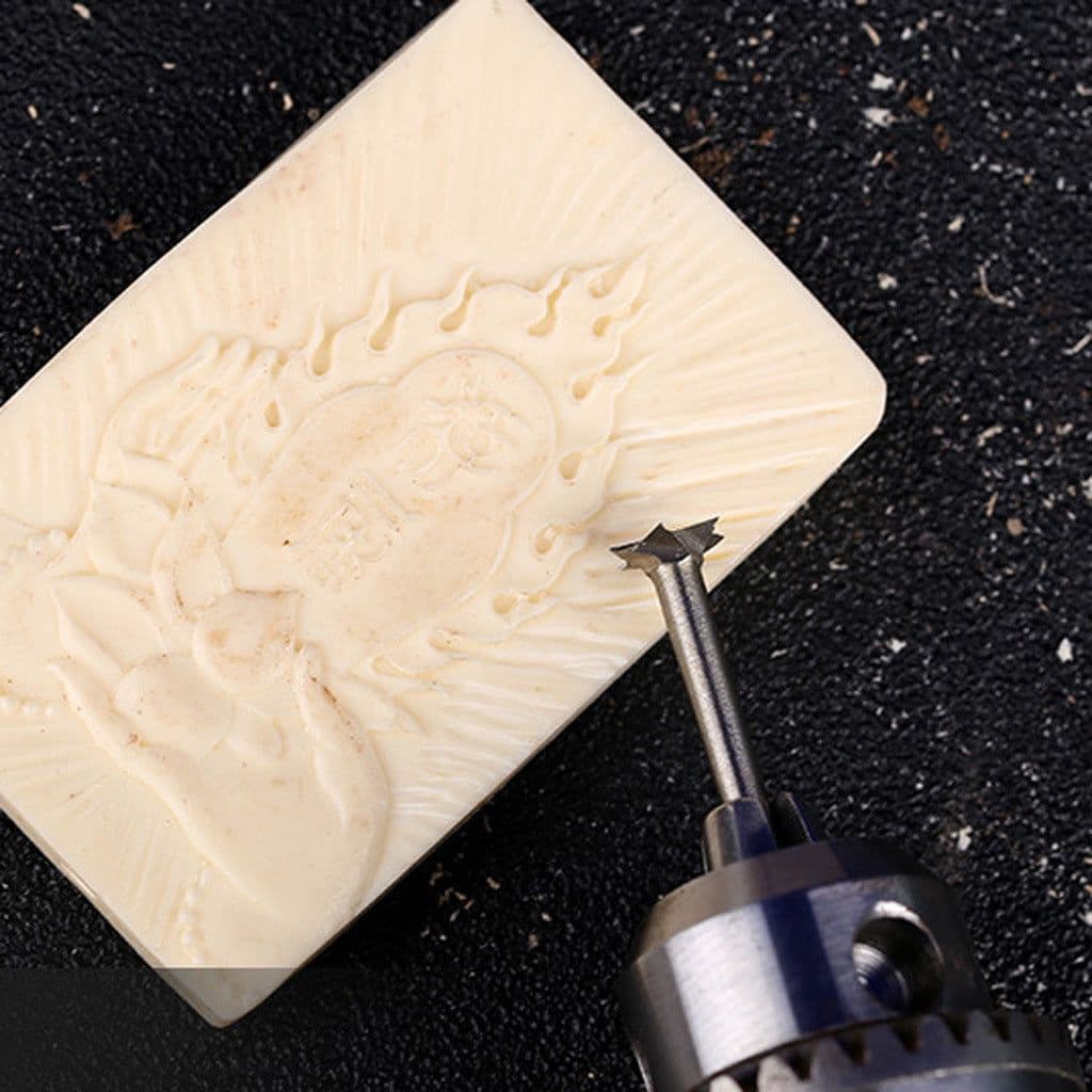 image-Woodworking Carving Knife Electric Root Carving Grinding Head