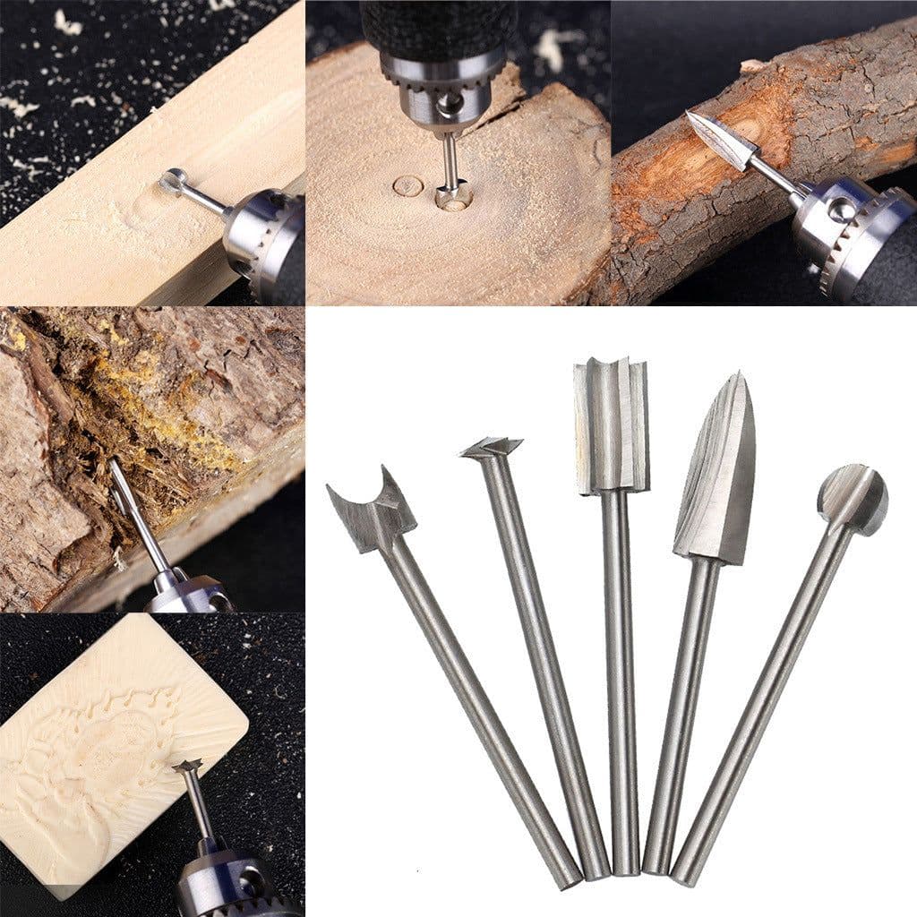 image-Woodworking Carving Knife Electric Root Carving Grinding Head