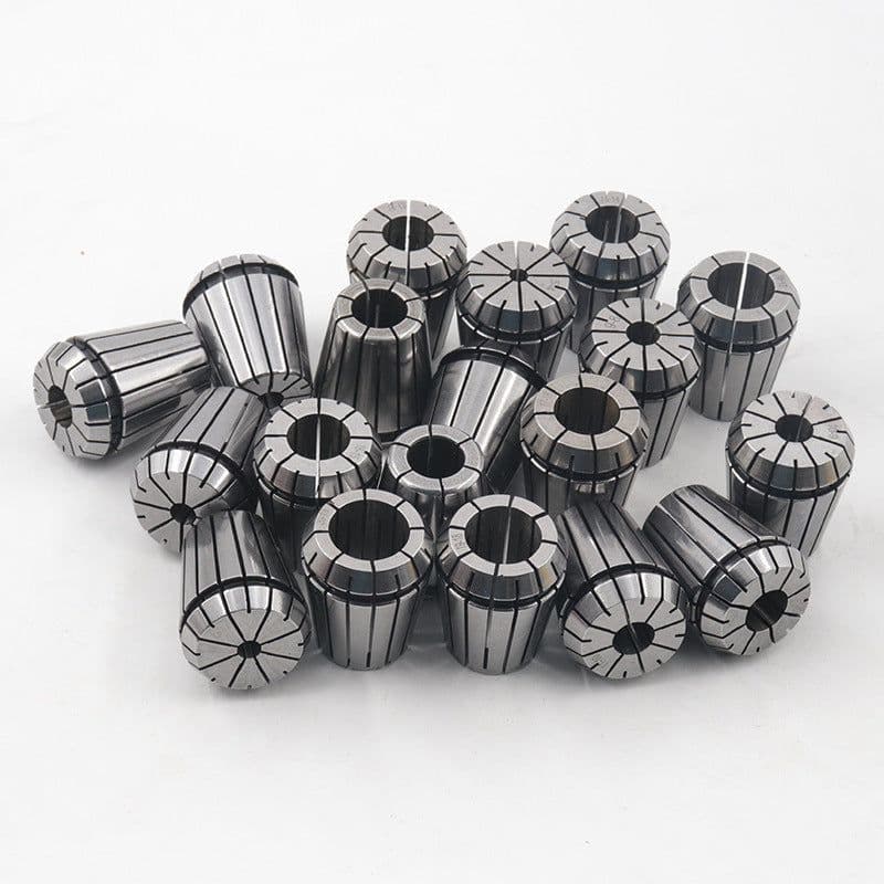 image-19pcs Milling Cutter Shank Collet Set Aluminum Plastic Box Packaging