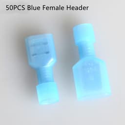 image-Insulation Joint Wire Connector Wiring Terminal Male And Female Plug