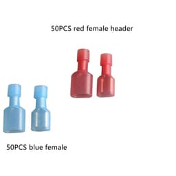 image-Insulation Joint Wire Connector Wiring Terminal Male And Female Plug