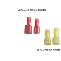image-Insulation Joint Wire Connector Wiring Terminal Male And Female Plug