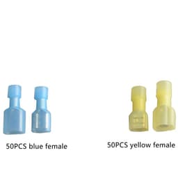image-Insulation Joint Wire Connector Wiring Terminal Male And Female Plug