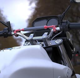 image-Motorcycle Aluminum Alloy Carbon Fiber Balance Bar Handlebars
