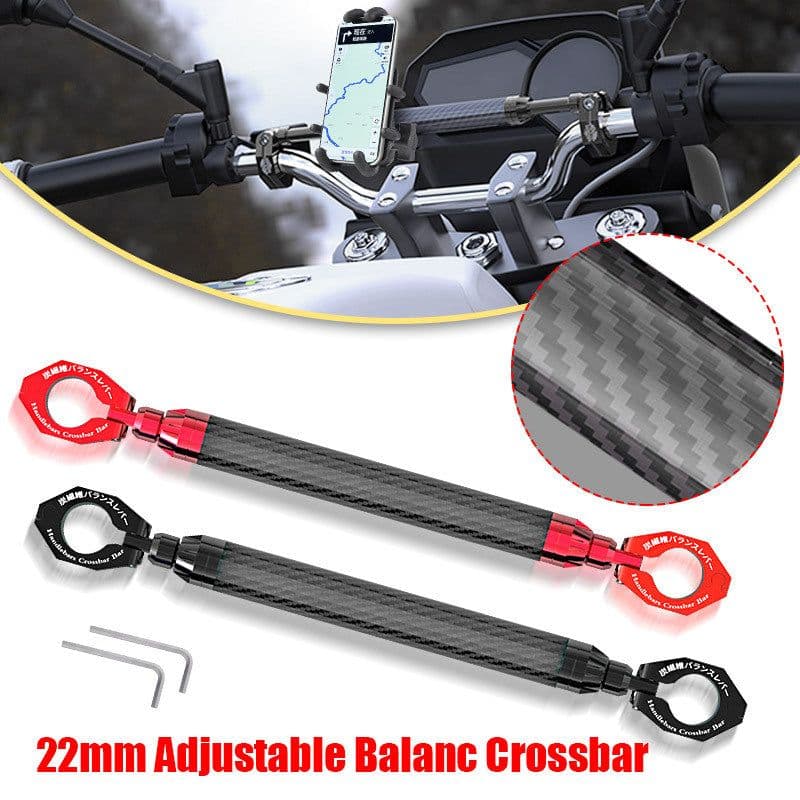 image-Motorcycle Aluminum Alloy Carbon Fiber Balance Bar Handlebars