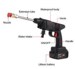 image-Portable Electric Household Car Washing Machine Tool