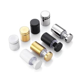 image-Stainless Steel Black Advertising Nail Glass Screw Mirror Nail White Glass Nail