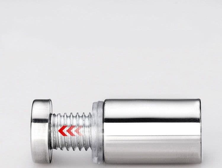 image-Stainless Steel Black Advertising Nail Glass Screw Mirror Nail White Glass Nail