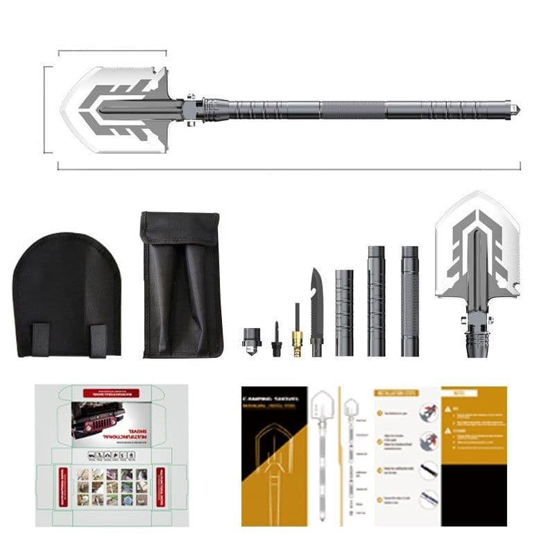 image-Engineer Shovel Multifunctional Outdoor Supplies Equipment Folding Military Shovel