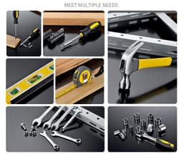 image-Household Hardware Hand Tool Combination Car Repair Group Set Toolbox