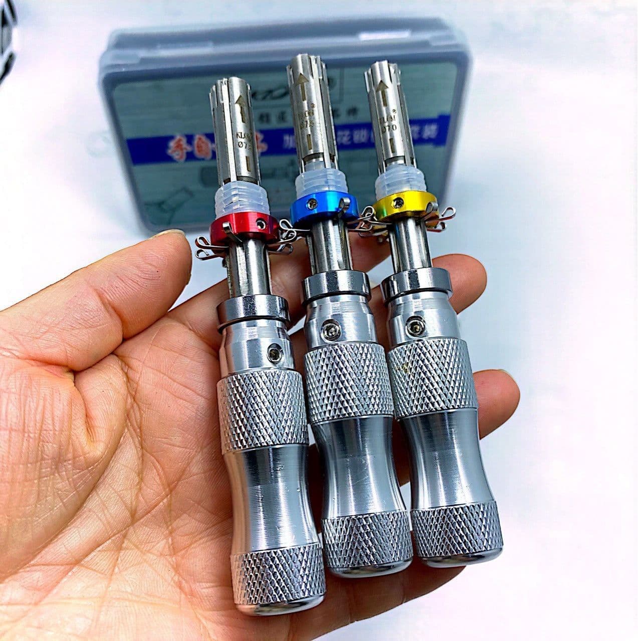 image-Plum Screwdriver Maker Lock Tool Equipment 7.00mm 7.5mm 7.8 Mm Steel Three-piece Set