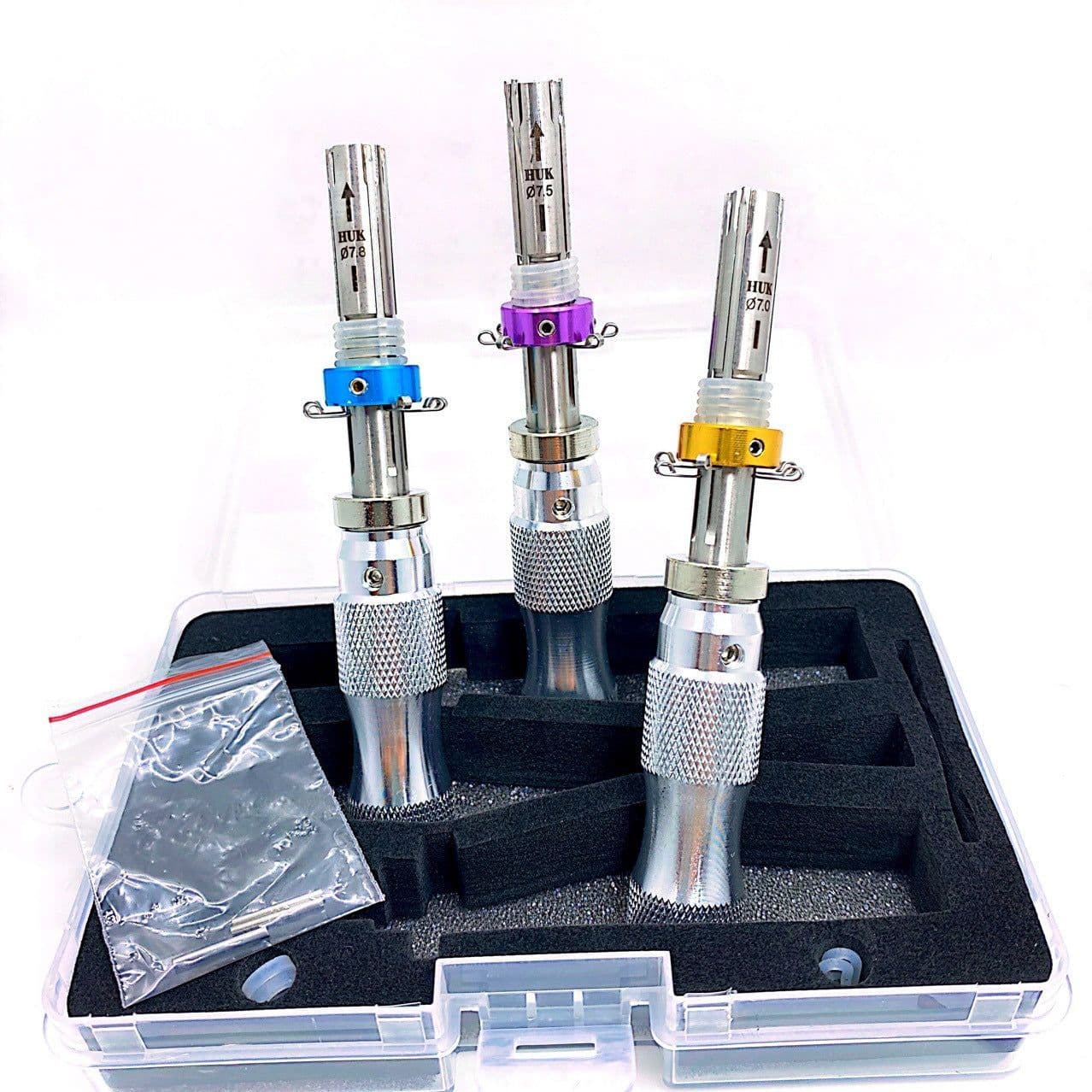 image-Plum Screwdriver Maker Lock Tool Equipment 7.00mm 7.5mm 7.8 Mm Steel Three-piece Set