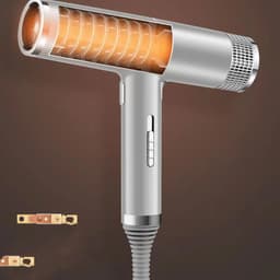 image-Household Hair Dryer High-Power Small Cross-Border Foreign Trade 1800W Hair Dryer Hair Salon Dormitory Hotel Mini Hair Dryer