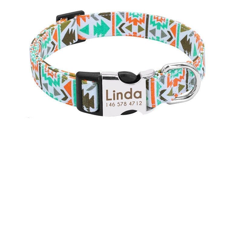 image-Pet Supplies Dog Collar High Reflective Durable Comfortable Breathable Adjustable Night Reflection