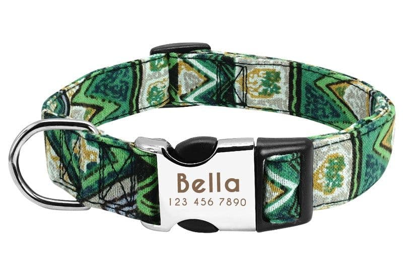 image-Pet Supplies Dog Collar High Reflective Durable Comfortable Breathable Adjustable Night Reflection