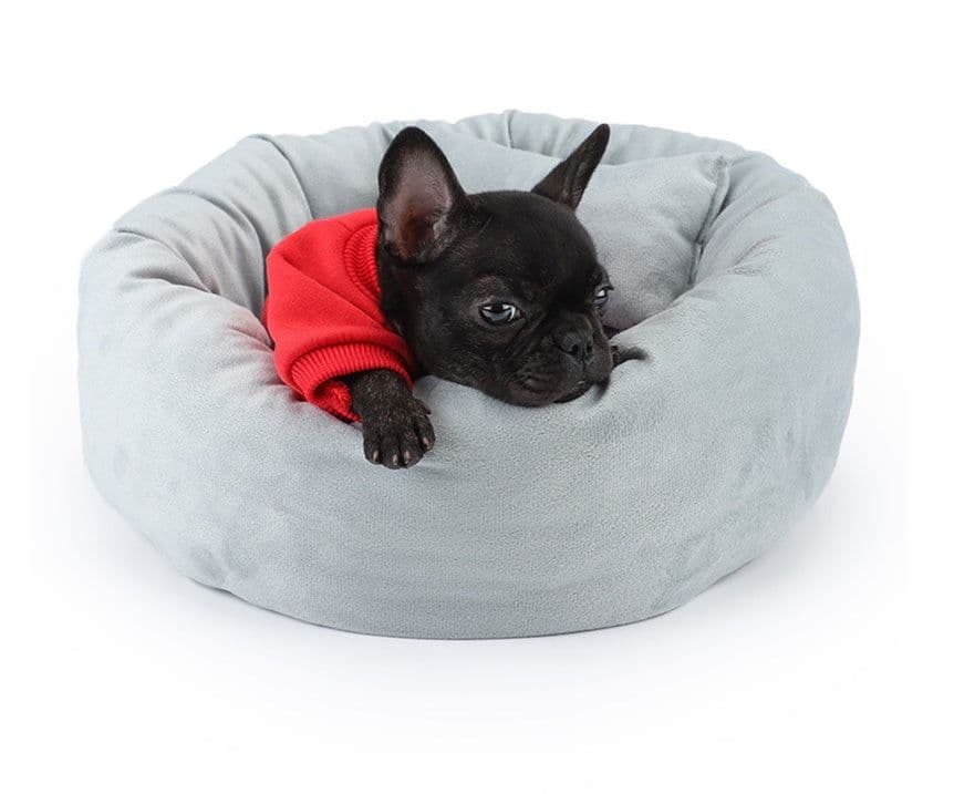 image-Cat and Dog Kennel Egg Tart Pet Nest Crystal Super Soft Winter Warm Indoor Pet Bed