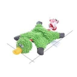 image-Pet Toy Donkey Shape Corduroy Chew Toy For Dogs Puppy Squeaker Squeaky Plush Bone Molar Dog Toy Pet Training Dog